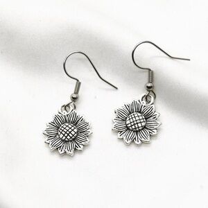 Sunflower earrings